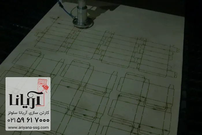 قالب سازی کارتن با لیزر