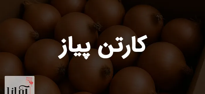 کارتن پیاز | تولیدکننده انواع کارتن بسته بندی پیاز