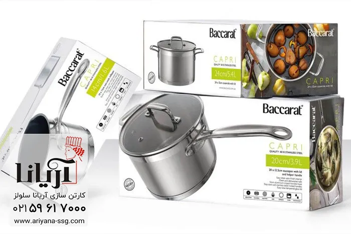 انواع کارتن بسته بندی قابلمه